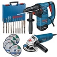 thumbnail image 1 of Rotomartillo Bosch Gbh 800w Sds Plus +esmeriladora+jgobrocas azul Estándar, 1 of 10