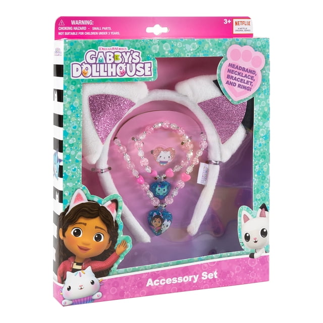 Conjunto de diademas LUV HER Gabby Dollhouse para niñas a partir de 3 años