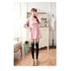 thumbnail image 3 of Medias de mujer por encima de la rodilla primavera y otoño estilo universitario japonés estudiantes tres barras rayas medias altas y altas medias negras y blancas medias medias, 3 of 5