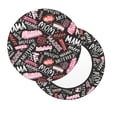 thumbnail image 2 of Kll Various Languages Mother Round Bar Chair Cushion Cover 12 Inch,Bar Stool Protector With Elastic, Soft Washable, 2 of 7