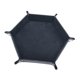 thumbnail image 1 of Bandeja de dados plegable Soporte de caja de almacenamiento multifuncional Dados hexagonales portátiles Negro Baoblaze bandeja de dados, 1 of 7