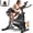 Black & White, variant on Patbrela Magnetic Exercise Bike, Indoor Stationary Bike, 100 Levels Adjustable Resistance, Cycling Bike for Home Gym Workout Equipment, Black & Orange