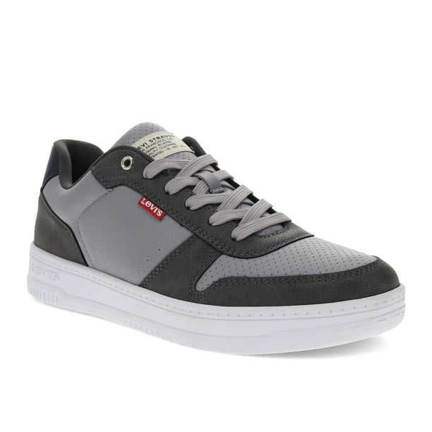 Levi's Mens Drive Lo Vegan Synthetic Leather Casual Lace-Up Sneaker Shoe -  