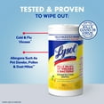 thumbnail image 4 of Lysol® Disinfectant Wipes Bundle, Multi-Surface Antibacterial Cleaning Wipes, Lemon and Lime  Blossom, 80 Count Each(Pack of 4), 4 of 11