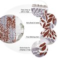 thumbnail image 3 of Brown Grey Floral Bathroom Shower Curtains with 12 Hooks Polyester Waterproof Shower Curtain for Stalls and Bathtubs Vintage Abstract Art Farmhouse Decorative Bathroom Privacy Curtain 54x78 Inches, 3 of 9