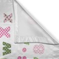 thumbnail image 3 of Ambesonne ABC Kitchen Curtains, Alphabet Letters with Ornaments, 55"x24", Pink Pastel Green Khaki, 3 of 3