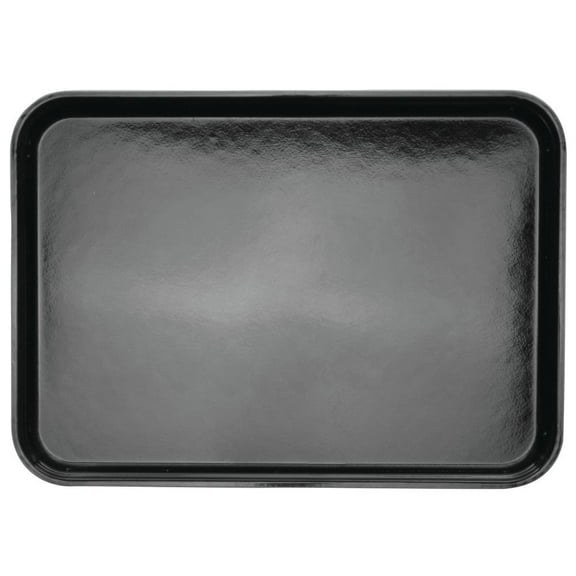 HUBERT® Black Fiberglass Market Display Tray - 18" L x 13" W x 1" H
