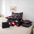 thumbnail image 6 of Manfei Vintage Usa Flag Stars 7-Piece Twin Bedding,Red White Navy Bedding Comforter Set,Black Reversible, 6 of 7