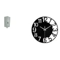 thumbnail image 1 of Lipstore Mini Acrylic Locker Cabinet Wall Clock Organizer Space Saving Stackable Dustproof Storage Bin Silent Easy to Read Simple Round Home, 1 of 8