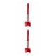 thumbnail image 1 of Inteprter Triturador de carne Hamburguesa Chopper Utensilios de cocina Lavable Colgando Carne molida Pollo Patatas Mezclador antiadherente Cocina Rojo 2piezas, 1 of 6