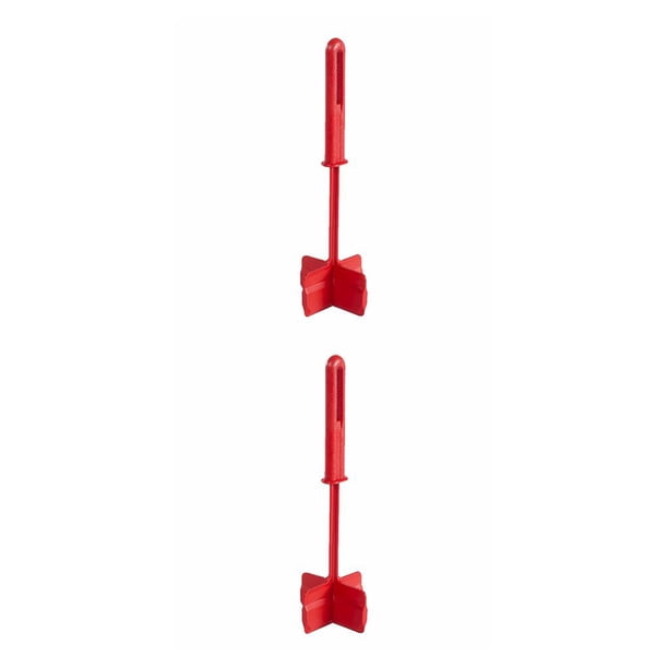 Inteprter Triturador de carne Hamburguesa Chopper Utensilios de cocina Lavable Colgando Carne molida Pollo Patatas Mezclador antiadherente Cocina Rojo 2piezas