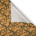 thumbnail image 3 of Ambesonne Gecko Kitchen Curtains, Lizard, 55"x39", Green Brown and Orange, 3 of 3