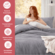 thumbnail image 5 of ALVANA Set de Edredón 3 Piezas Acolchado Extra Grande Hipoalergénico Relleno Suave de Microfibra Down Alternative Ideal para Todo el Año Uso como Edredón o para Funda Duvet, 5 of 6