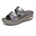 thumbnail image 6 of Daolelai Women's Thick-Soled Platform Sandals Wedge Heels Slippers, 6 of 9
