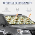 thumbnail image 4 of Balery Bees And Flower Sun Shield 2 Pack For Car Front Windows Foldable Sun Visor Protector Blocks Max Uv Rays And Keeps Your Vehicle Cool For Most Sedans Suv Truck, 4 of 7