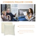 thumbnail image 3 of unbranded 2Ud Funda Para Cojín De Plush Color Beige Para Uso En Hogar Y De, 3 of 6