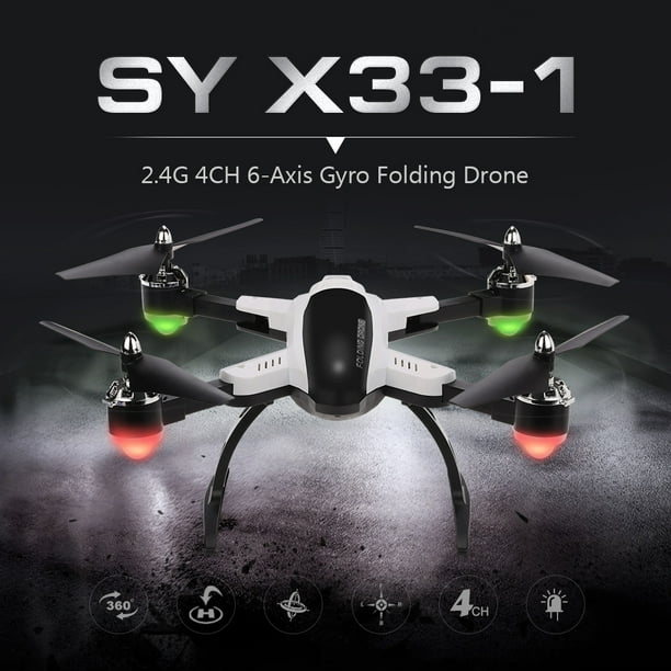 SY X33 1 2.4G 4CH 6 Gyro Foldable Drone with 3D Eversion Auto