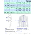 thumbnail image 3 of Grace Karin Women's Button Down Shirts Casual Long Sleeve Business Work Blouse Tops V Neck, 3 of 7