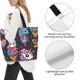 thumbnail image 3 of Disketp Cat Icecream Bolsa Tote Estampada para Mujer, Bolso de Hombro y de Mano para Compras y Viajes, 3 of 8