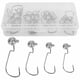 thumbnail image 1 of Anzuelo de plantilla, 20 piezas/caja, anzuelo de pesca con cabeza de anzuelo, anzuelo de pesca construido para el futuro Jadeshay A, 1 of 8