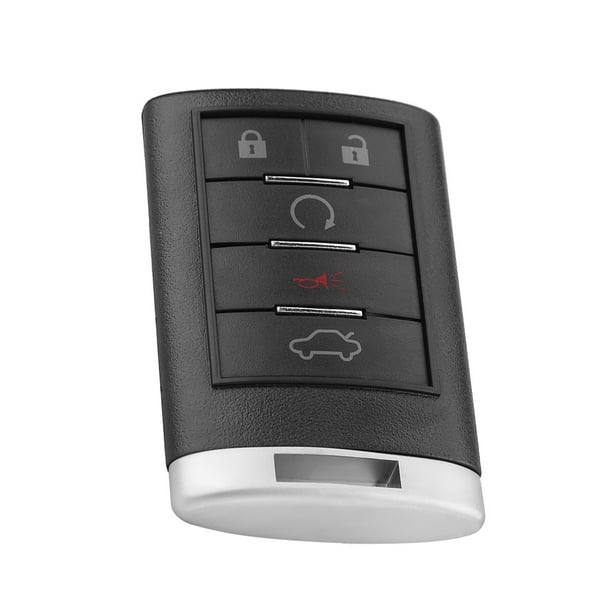 OU, OUC6000066 Llave de coche de 5 botones Llave remota para coche para Cadillac Adaptada a la perfección