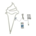 thumbnail image 2 of Big Ice Cream LED Neon Sign Lights Decoración para colgar en la pared Regulable USB Home Violeta Amarillo Cálido Yuyangstore Señal de neón, 2 of 7