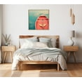 thumbnail image 5 of Kate and Laurel Sylvie Floating on a Cloud Framed Canvas Wall Art by Alicia Bock, 30x30 Natural, Lake House Boat Photography Art for Wall, 5 of 6