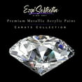 thumbnail image 4 of Premium Metallic Acrylic Paint 3 oz |Unique Metallic Bright Colors | Special Carat Collection by Ezgi Sertcetin | Metallic Platinum Silver, 4 of 4