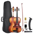 thumbnail image 1 of VEVOR Violin 4/4 Full Size Fiddle Set Solidwood for Beginners Matte Brown, 1 of 9