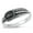 Black Simulated Onyx, variant on CHOOSE YOUR COLOR Feather Blue Simulated Opal Wholesale Ring .925 Sterling Silver Band CZ Female Size 5