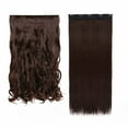 thumbnail image 6 of Benehair Clip in Hair Extensions as Human One Piece Hair Extension Curly Wavy Straight Hairpieces for Woman, 6 of 6