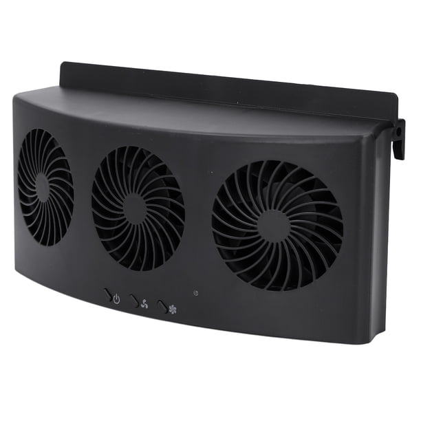 Ventilador De Ventilación De Ventana De Automóvil, Carcasa De Plástico ABS Resistencia Al Desgaste Control Independiente Amplia Compatibilidad Ventilador De Escape De Automóvil
