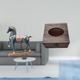 thumbnail image 2 of Figura de caballo,Figura de caballo Escultura animal coleccionable,Adorno de centro de mesa con estatua de caballo de resina,Estuche para pañuelos de escritorio,Caja de pañuelos faciales de, 2 of 8