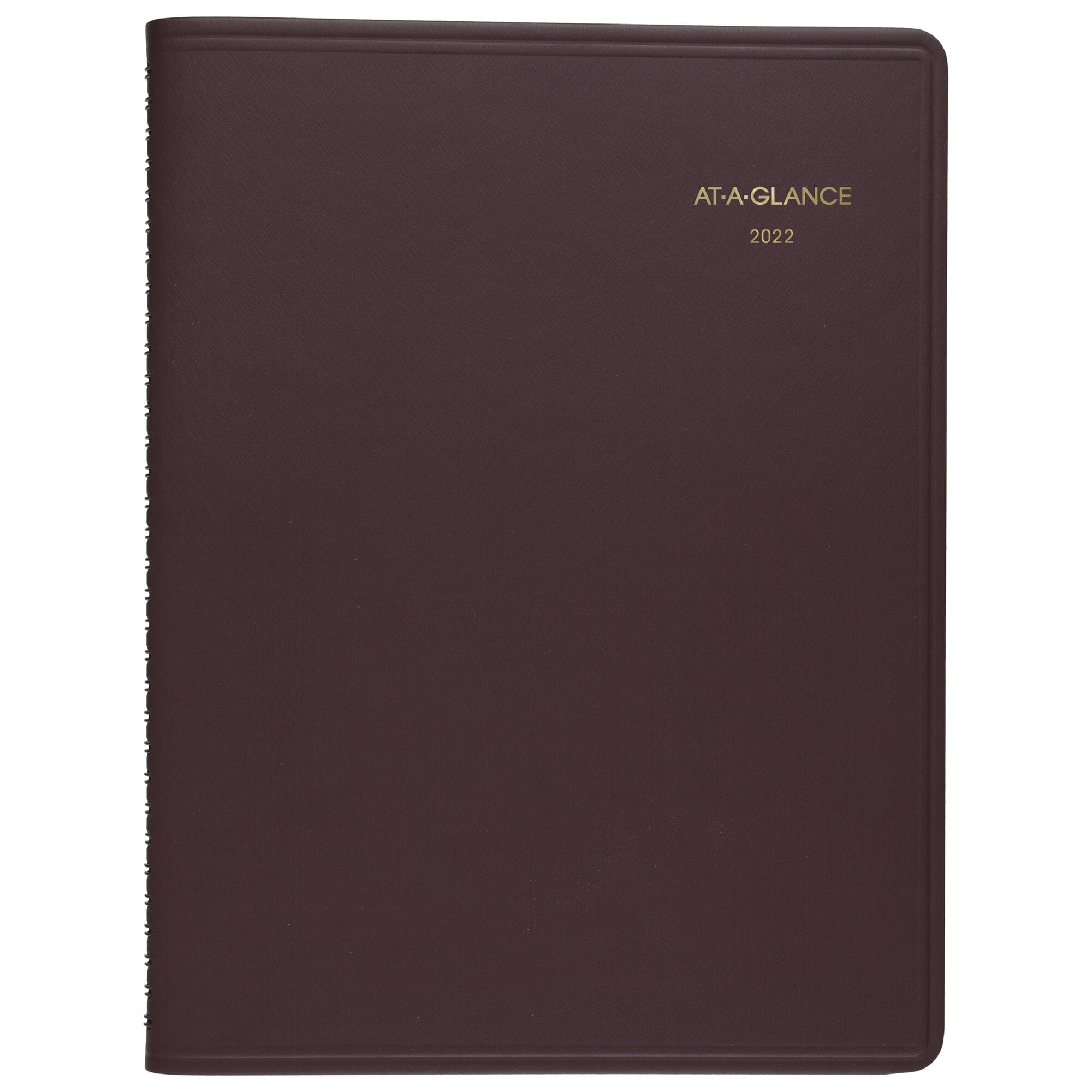 AT-A-GLANCE 2022 Monthly Planner, Winestone, Large, 9' x 11', Monthly