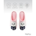thumbnail image 6 of MeMoi Women's Plaid Cat Plush Hard Bottom Slippers - Womens - Female (Medium, Pink), 6 of 7