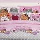 thumbnail image 4 of Colcha con Fundas y Cojines Matrimonial Elefantito Bombón Color Rosa Gatitos, 4 of 5