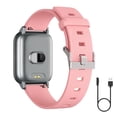 thumbnail image 2 of Reloj inteligente Heartrate Presión arterial Oxígeno Reloj de pulsera Temperatura corporal Control táctil Reloj impermeable, rosa Inevent EL001549-01B, 2 of 7