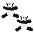 thumbnail image 1 of 2 imanes de nevera con forma de panda de peluche, diseño de dibujos animados, creativos, regalo para casa, hotel, color negro., 1 of 7