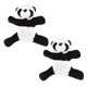 thumbnail image 1 of 2 imanes de nevera con forma de panda de peluche, diseño de dibujos animados, creativos, regalo para casa, hotel, color negro., 1 of 7
