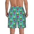 thumbnail image 3 of Naloa Sunmmer Cat Men's Beach Shorts, Surfing shorts, Swim trunks, Quick Dry Swim Trunks for Surfing Beach Fun - Large, 3 of 9