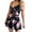 Black, variant on Joau Women's Beach Vacations Rompers Summer Casual Dressy Sleeveless Floral Print Tummy Control Short One Piece Jumpsuits Wide Leg Loose Bib Overalls