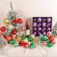 thumbnail image 1 of YAOMOBB Holiday Hanging Ornaments Colorful Shatterproof Christmas Ball Set 16Pcs 8CM Plastic Reusable Xmas Tree Hanging Ornament, 1 of 7