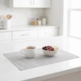thumbnail image 2 of Unique Bargains 4Pcs Rustic Cotton Linen Blend Placemats Light Gray 15.7x11.8inch, 2 of 6