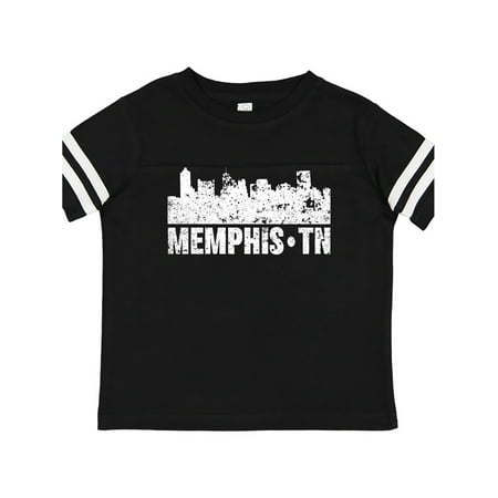 

Inktastic Memphis city Skyline with Grunge Gift Toddler Boy or Toddler Girl T-Shirt