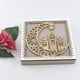 thumbnail image 5 of Lasser Bairam Corban Festival Colgante Decoración de la pared Decoraciones de mesa Luces LED Luces Crescent Moon Star Castillos Hueco Diseño Diseño seitruly HA012624-00, 5 of 7