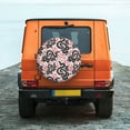 thumbnail image 6 of Naloa Black Snake PVC Leather Spare Tire Wheel Cover for Car Truck SUV Camper Trailer Universal Fit many size16 inch, 6 of 6