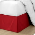 thumbnail image 1 of Bare Home Double Brushed Bed Skirt - Premium 1800 Collection - 15-inch Drop - King, Red, 1 of 4