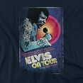 thumbnail image 2 of Elvis Presley T-Shirt On Tour Poster Unisex Graphic Tee For Men & Women, 2 of 7