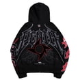 thumbnail image 3 of Men's Civil Regime  Black Penta Zero Miedo Full-Zip Hoodie, 3 of 7