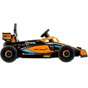 Huffy 12V McLaren Formula 1 Ride-On Car with Remote Control, Ages 3–5, Kids, Orange, One Unit